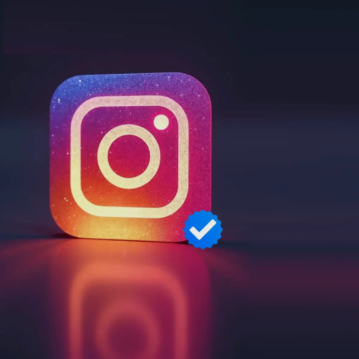 تیک آبی اینستا