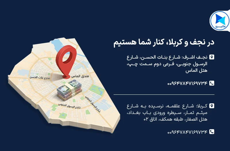 نمایندگی های فروش دینار در عراق